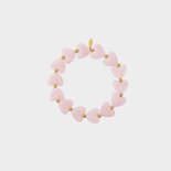 Armband harten staal roze