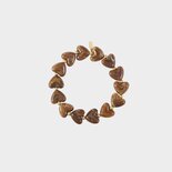 Armband harten staal bruin