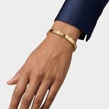 Armband bangle Zirconia wit