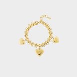 Armband schakel bedel hart