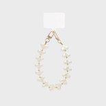 Telefoonkoord hartjes parelmoer