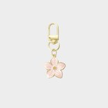 Tashanger bloem enamel roze