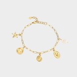 Armband bedel strand staal