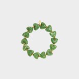 Armband harten staal groen