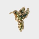Broche kolibrie groen