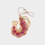 Sleutelhanger garnaal roze