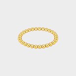 Armband bol staal goud