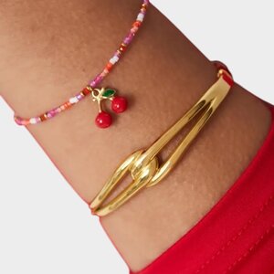 Armband zomer kers Armband zomer kers