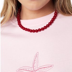 Ketting kralen rood