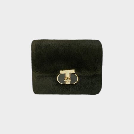 Tas fluffy slot groen