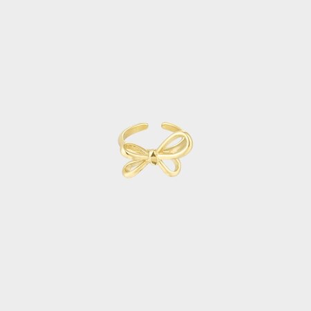 Ring duo staal strik
