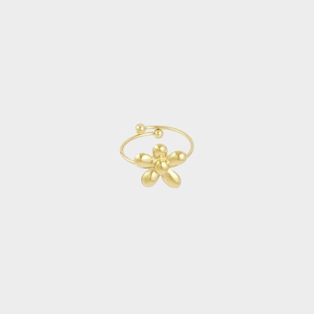 Ring staal bloem