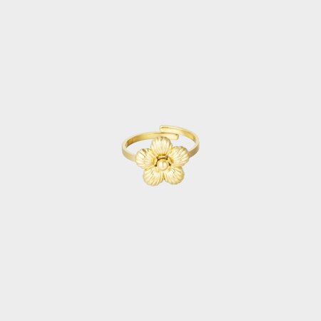 Ring staal madelief