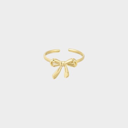 Ring strikje goud