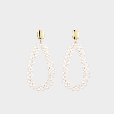 Oorbellen druppel parels