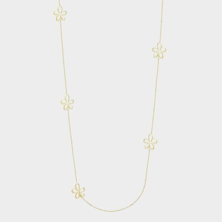 Ketting lang bloemen