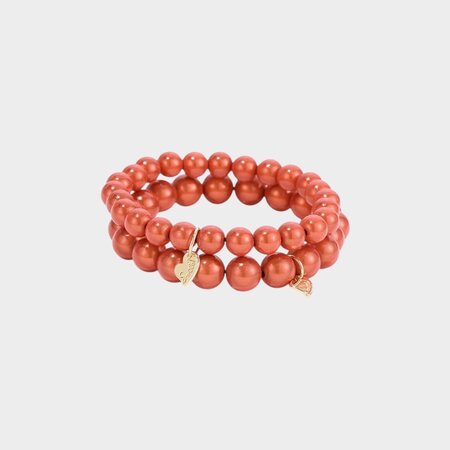 Armband set kraal oranje