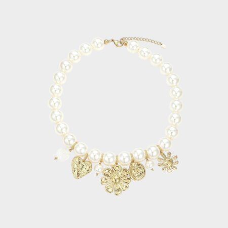 Ketting bol bedels parel