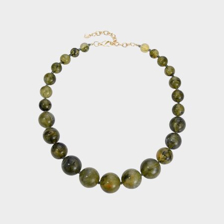 Ketting kraal bol groen