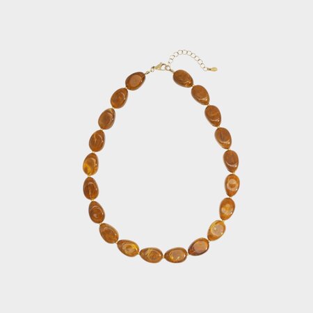 Ketting resin bruin