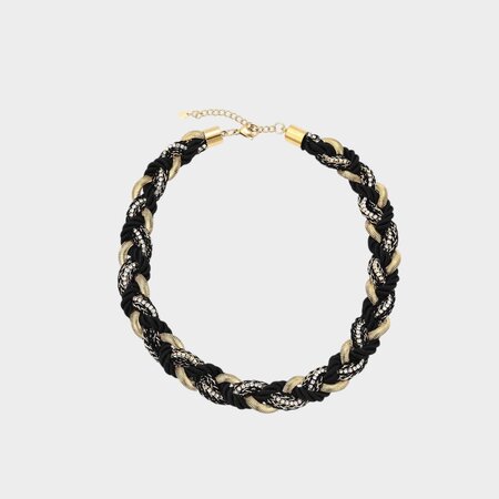 Ketting draai staal zwart