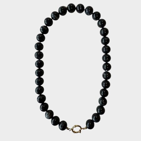 Ketting bol slot zwart