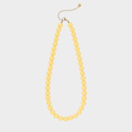Ketting kralen geel