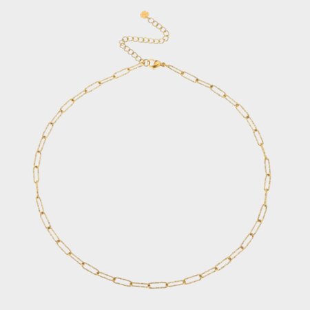 Ketting schakel mini geborsteld