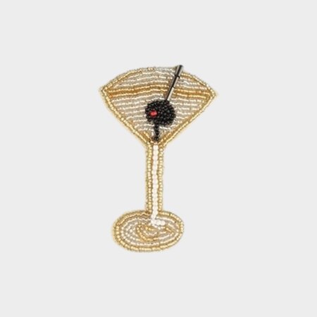 Broche cocktailglas