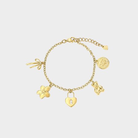 Armband bedels goud