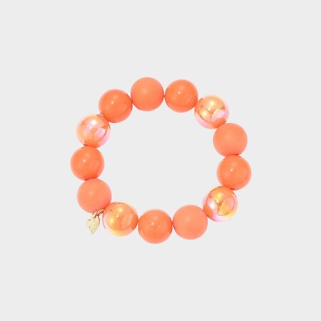 Armband kraal oranje