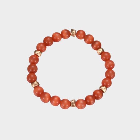 Armband steen koraal