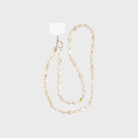 Telefoonkoord resin square beige