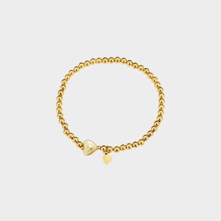 Armband kraal bol hart