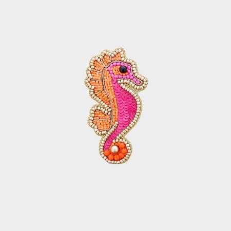 Broche zeepaard multi