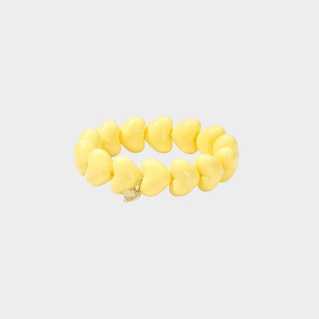 Armband harten resin geel 