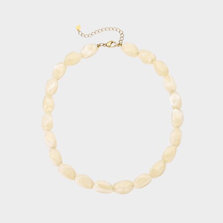 Ketting resin beige
