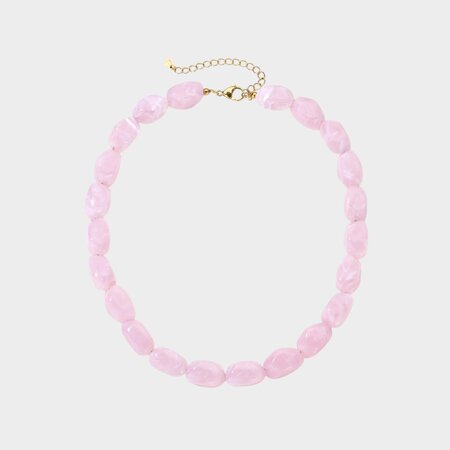 Ketting resin roze