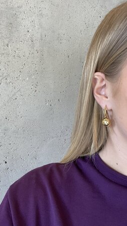 Oorbellen creool bol staal