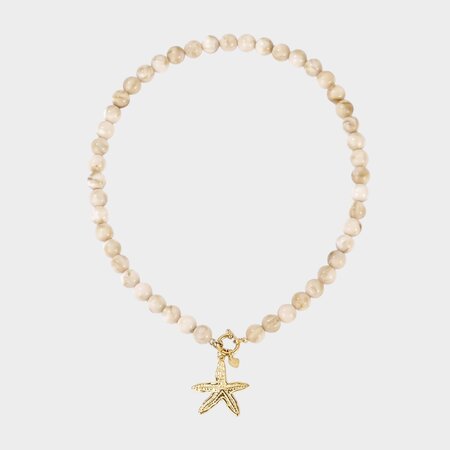 Ketting kraal zand zeester