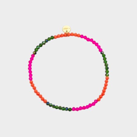 Armband kraal multi staal