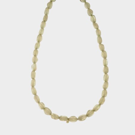 Ketting lang resin olijf