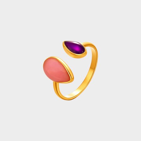 Ring crystal koraal
