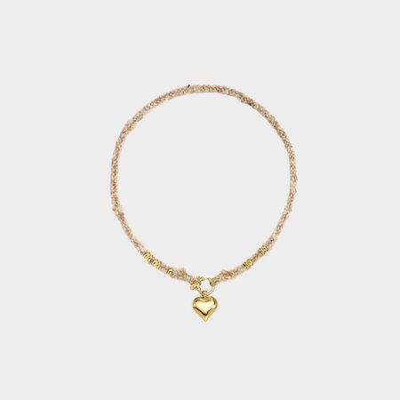 Ketting koord hart zand