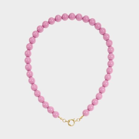Ketting kraal slot lila