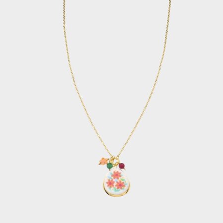 Ketting druppel bloem multi
