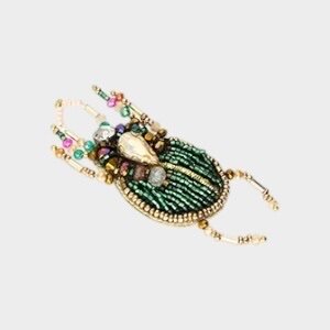 Broche kever groen
