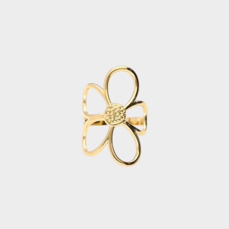 Ring bloem open