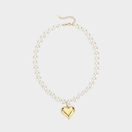 Ketting kraal hart parel