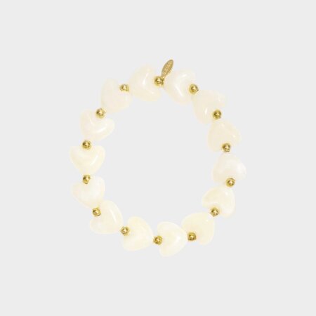 Armband harten staal ivoor